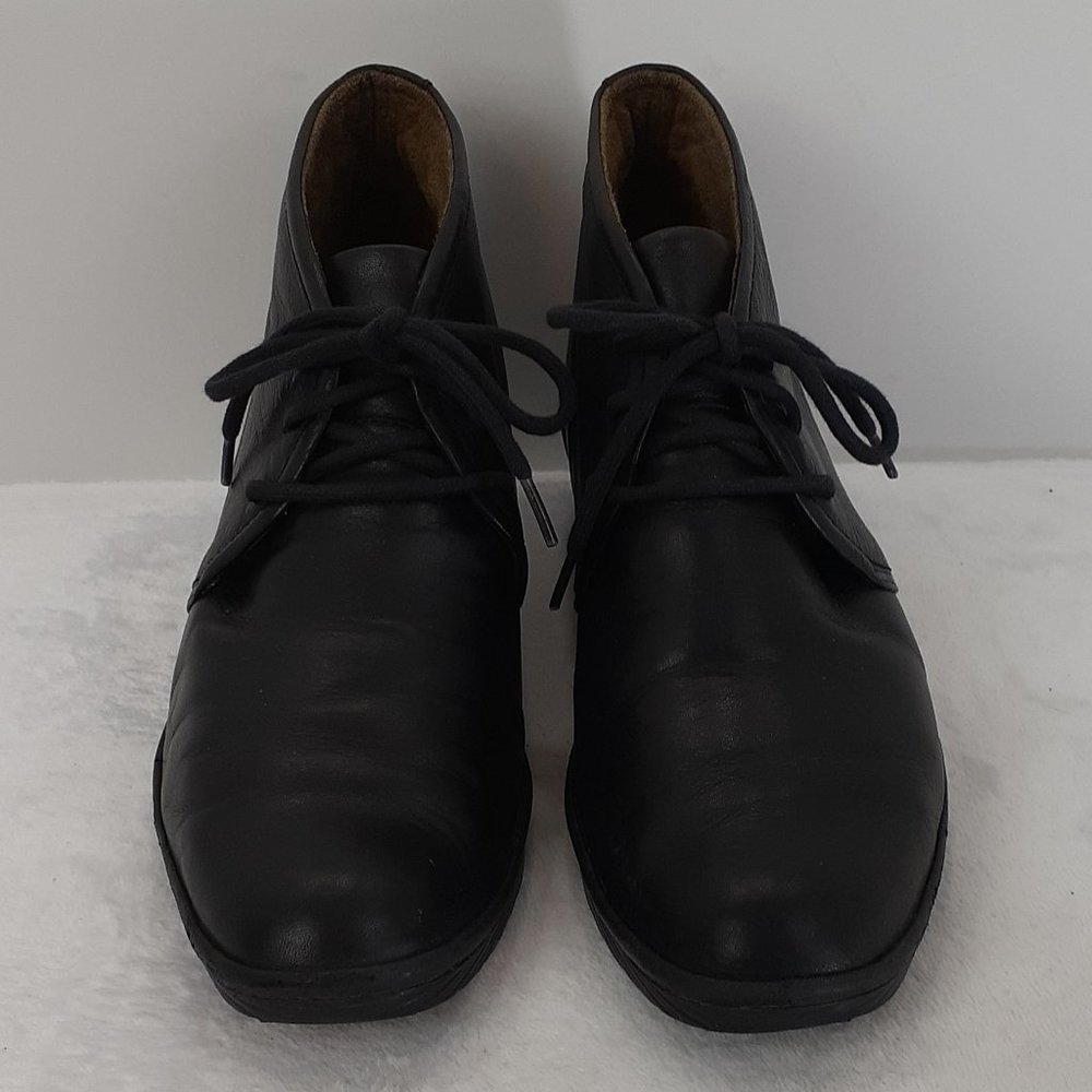 Fly London, Black Ankle Boots, Size 38